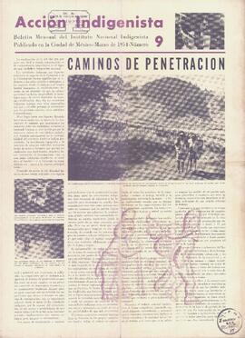 ACCION INDIGENISTA - CIDADE DO MÉXICO INSTITUTO NACIONAL INDIGENISTA - 1954 - Nº09