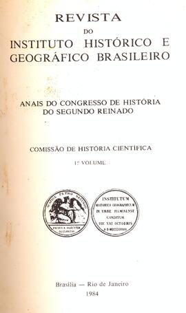 Anais do Congresso de História do Segundo Reinado