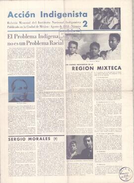 ACCION INDIGENISTA - CIDADE DO MÉXICO INSTITUTO NACIONAL INDIGENISTA - 1953 - Nº02