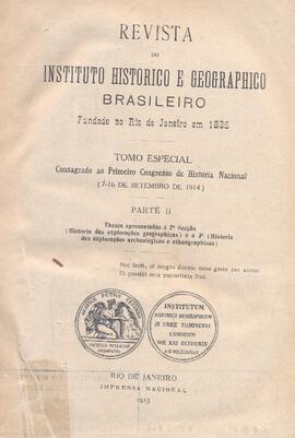 Anais do Primeiro Congresso de História Nacional