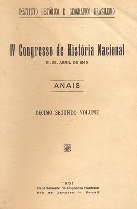 Anais IV Congresso de História Nacional