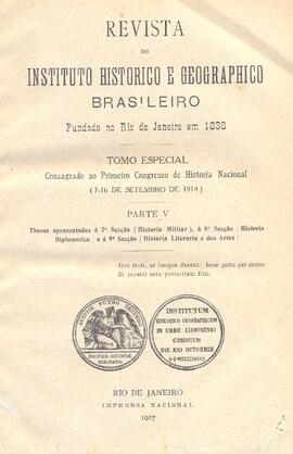 Anais do Primeiro Congresso de História Nacional