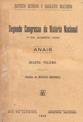 Anais do Segundo Congresso de História Nacional