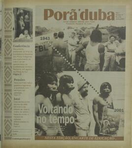PORA DUBA - JORNAL INDÍGENA EDITADO PELA FUNAI - 2001 - Nº09