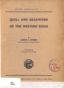 Quill and beadwork of the western sioux