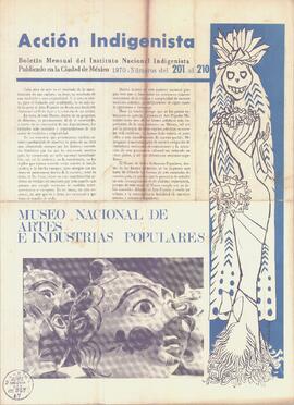 ACCION INDIGENISTA - CIDADE DO MÉXICO INSTITUTO NACIONAL INDIGENISTA - 1970 - Nº201-210