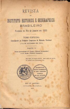 Anais do Primeiro Congresso de História Nacional