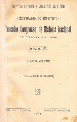 Anais Terceiro Congresso de História Nacional