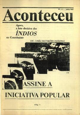 ACONTECEU - SÃO PAULO SP CENTRO ECUMÊNICO DE DOCUMENTAÇÃO E INFORMAÇÃO - 1987 - Nº414