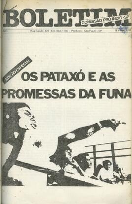 BOLETIM COMISSÃO PRÓ-ÍNDIO - SÃO PAULO COMISSÃO PRÓ-ÍNDIO - 1983 - Nº13